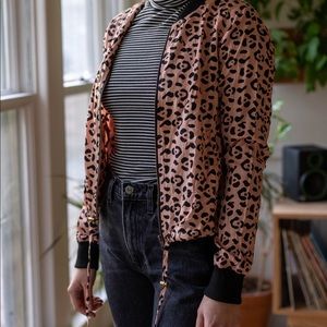 Symbology bomber jacket